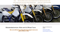 Desktop Screenshot of motostrailadventure.com