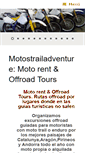 Mobile Screenshot of motostrailadventure.com