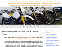 Tablet Screenshot of motostrailadventure.com